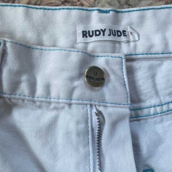 Rudy Jude Utility Jeans size 3 in white - Picture 3 of 4